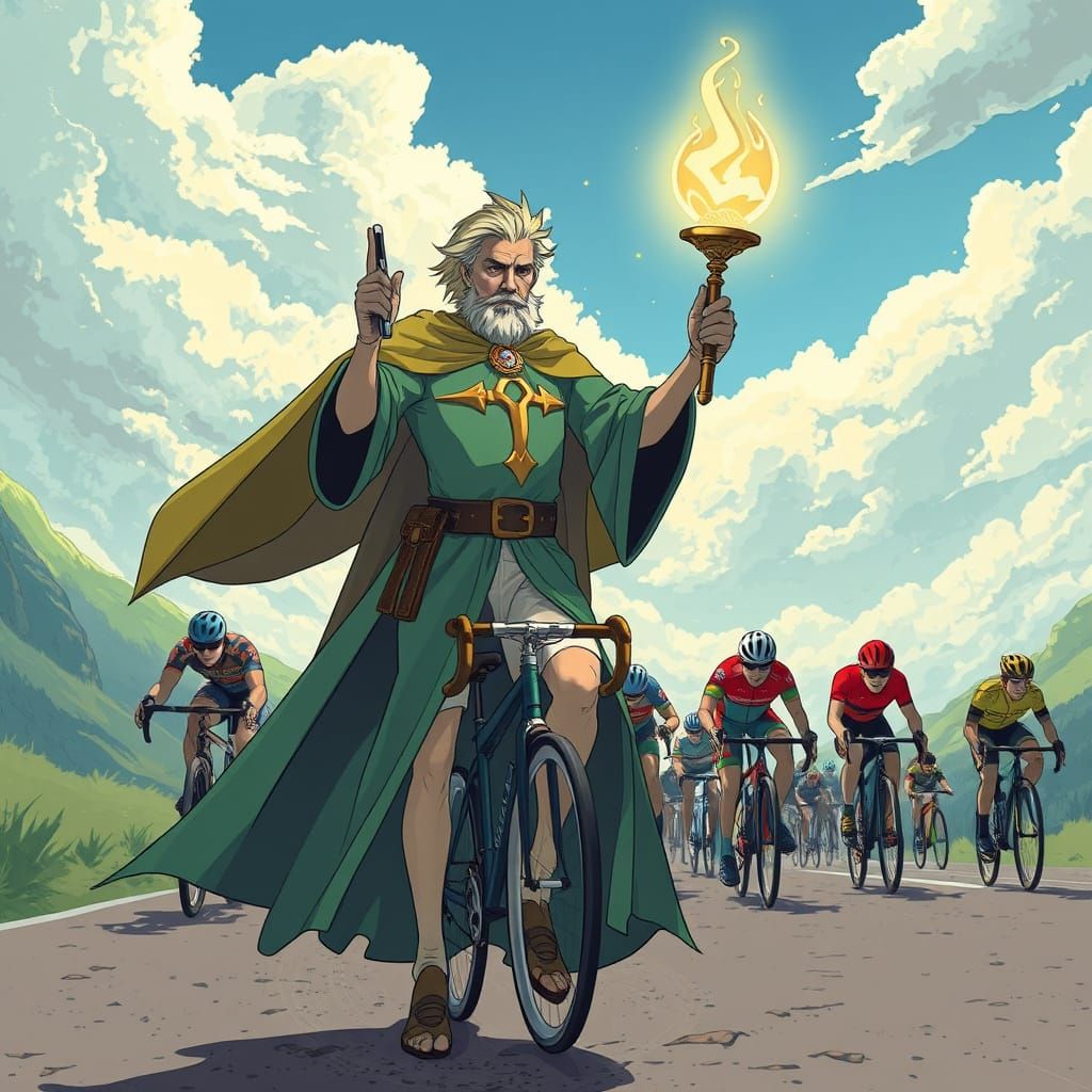 Merlin's Enchanted Tour de France Time Portal
