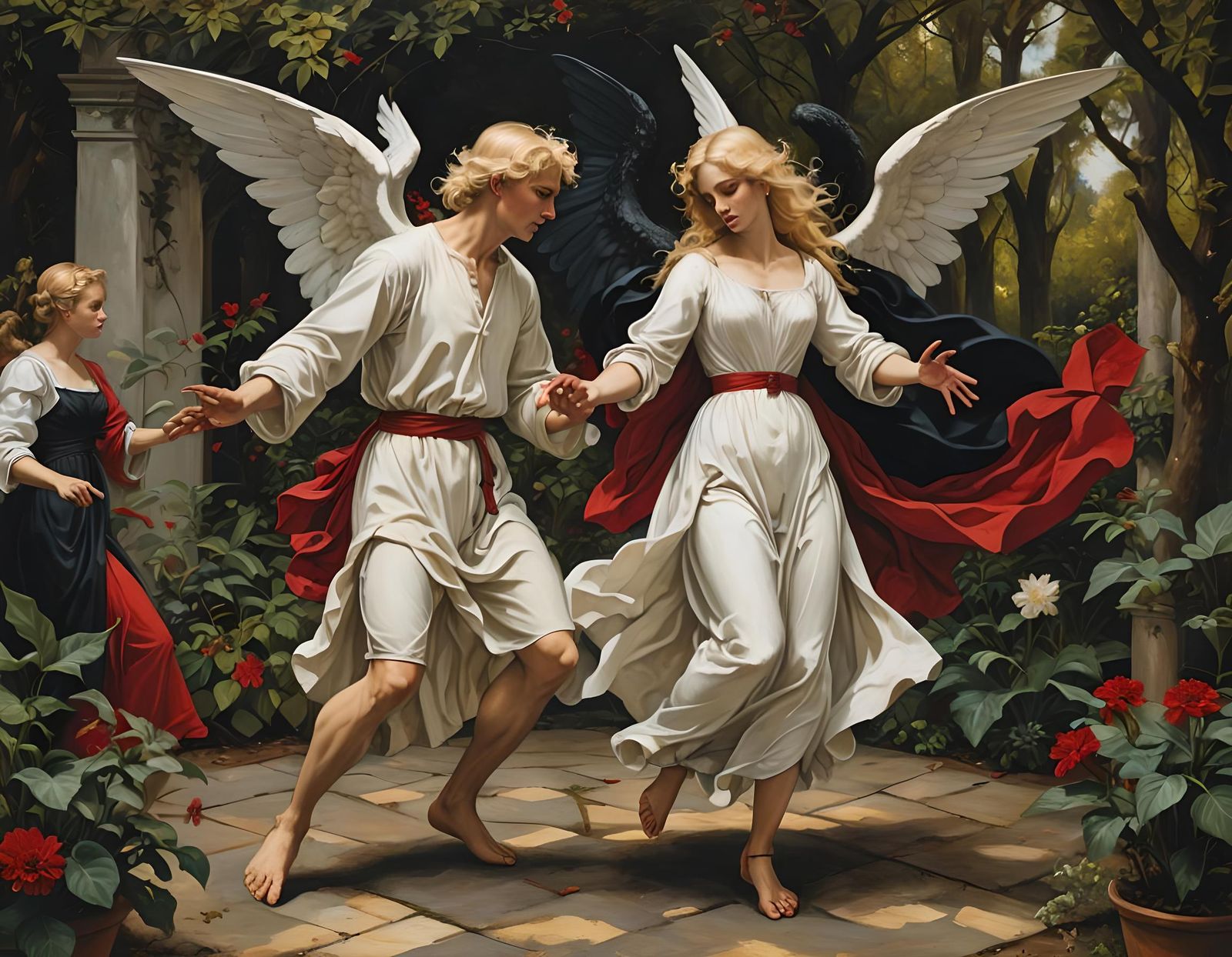 Angelic Dance: Angel and Demon in Baroque Style