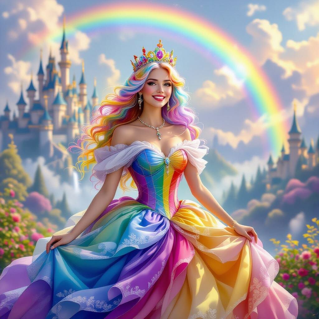 Rainbow Queen in Ethereal Mist Kingdom