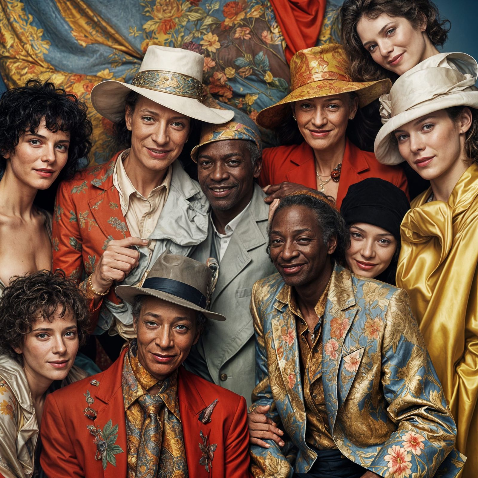 celebration after successfully opening a new show