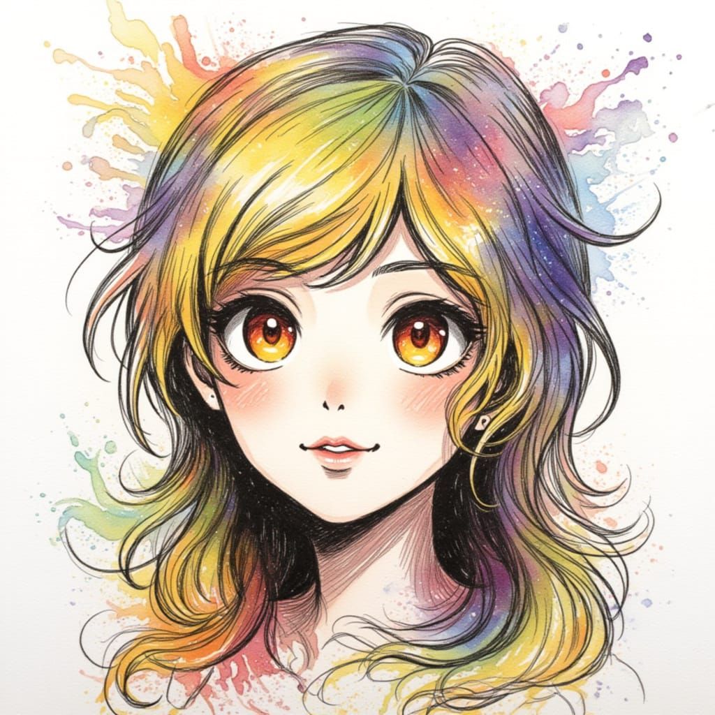 AI Generates Abstract Sketch with Paleolithic Influence