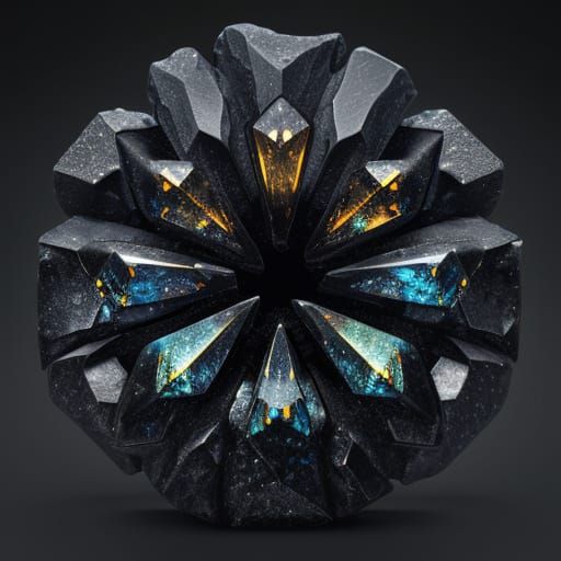 Photorealistic Gemstone Macro Shot with Internal Fire