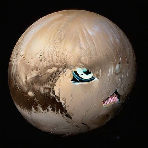 Pluto the cartoon dog on Pluto the planet