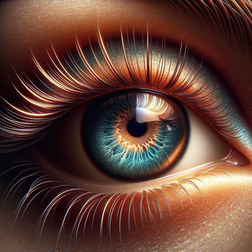 Stunning Eye Portrayal in Ethereal Light