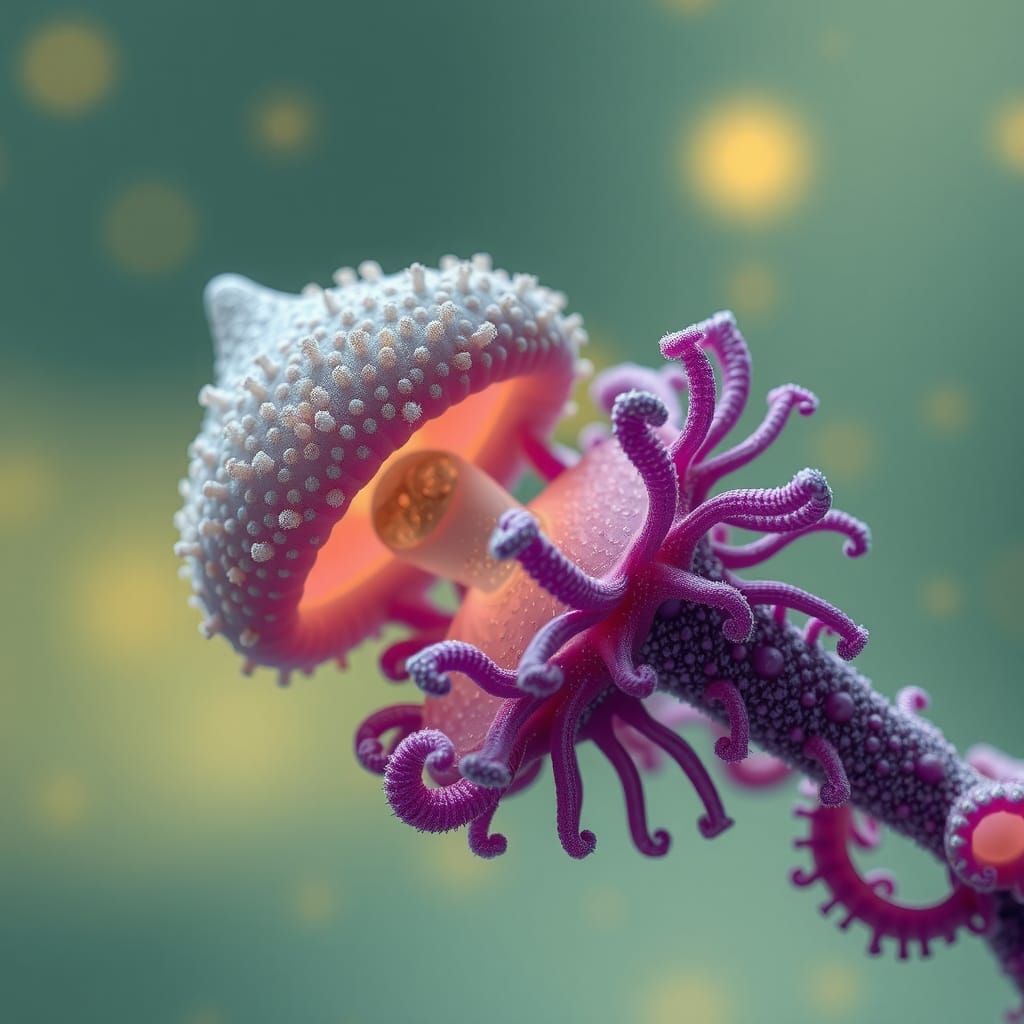 Binary Code Dream Amoeba in 3D