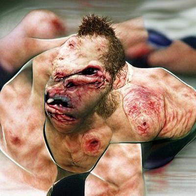 Dynamic UFC Fighter Portrait
