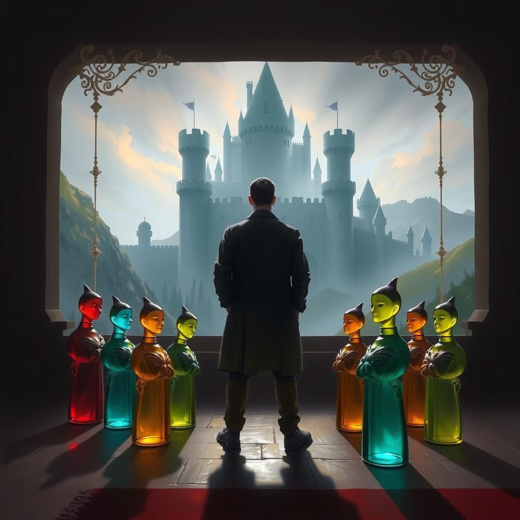 Castle Steward in Room with View, Matte Painting