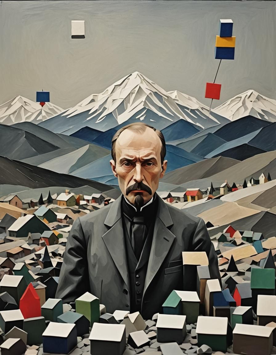 Dostoevsky Portrait: Ashcan School Meets Plasticine Sculptur...