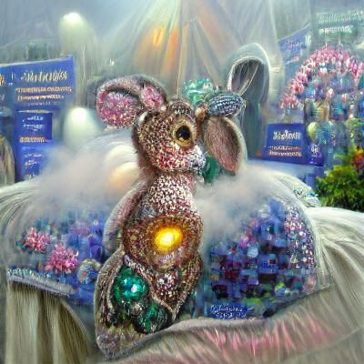 Bedazzled Rabbit with Shope Papilloma Virus