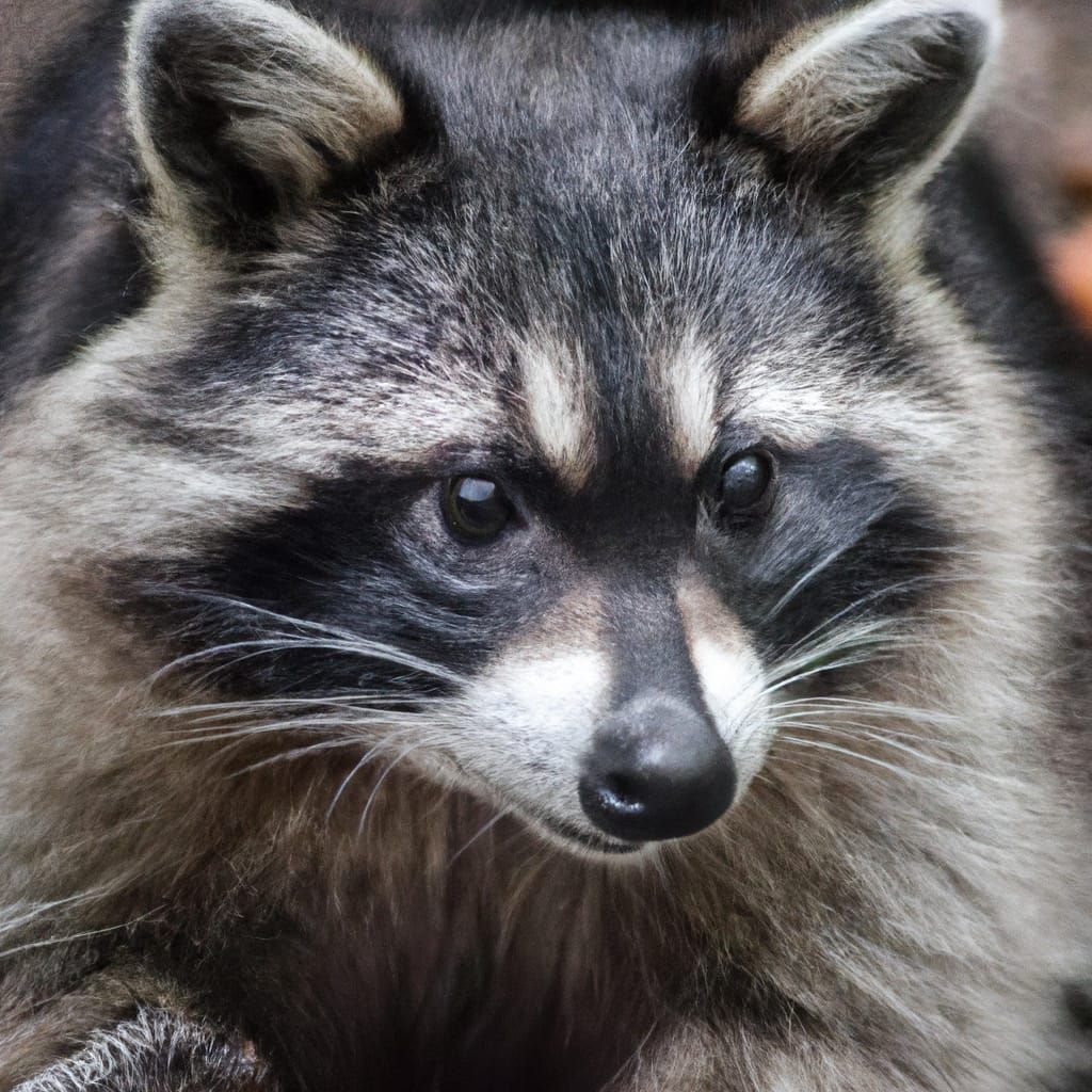 Savvy Raccoon Portrait