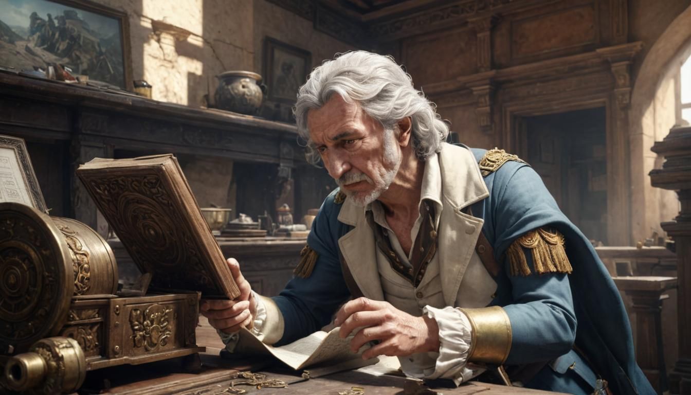 Hyperrealistic 19th Century Style Digital Painting