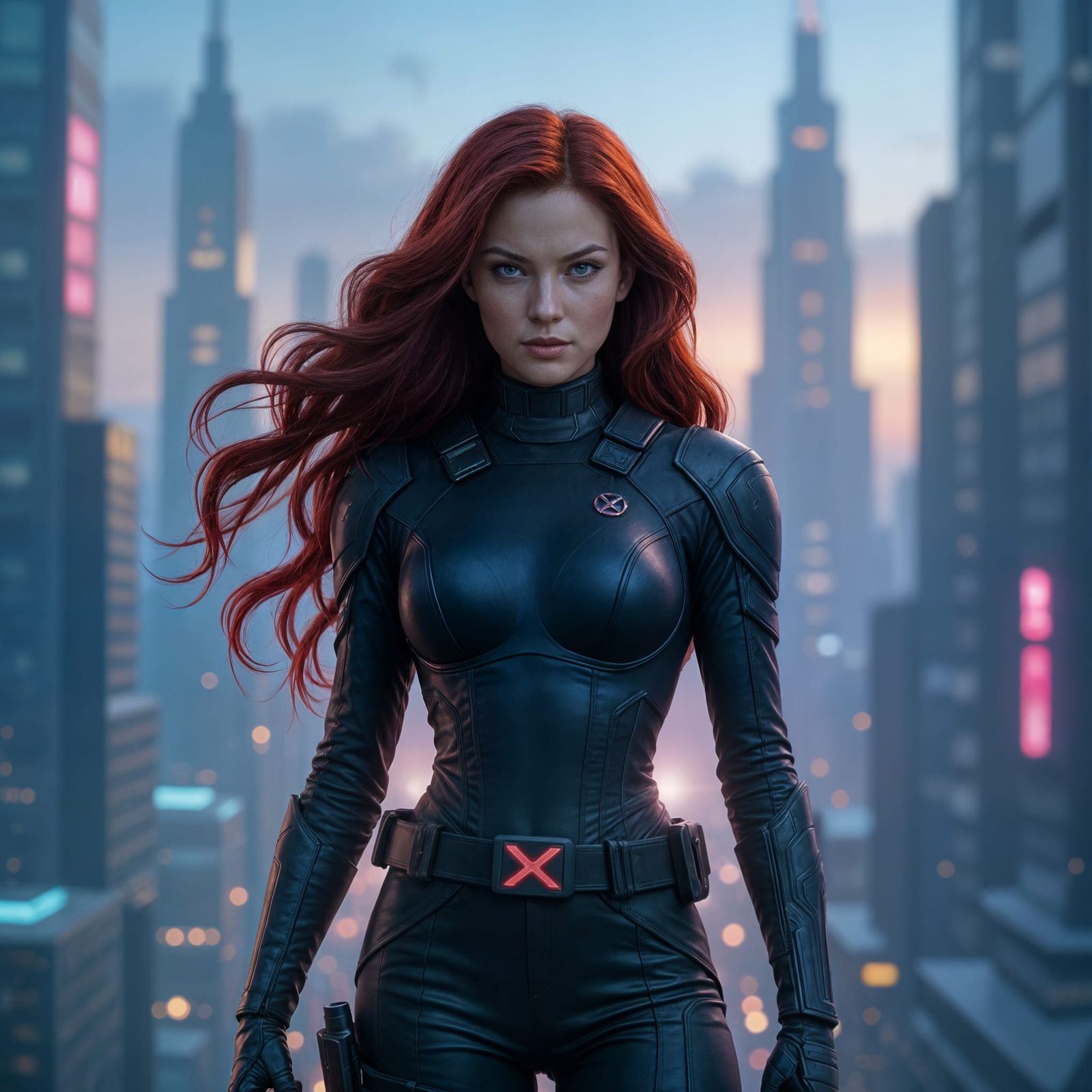 Jean Grey Radiates Power in Terraforming City