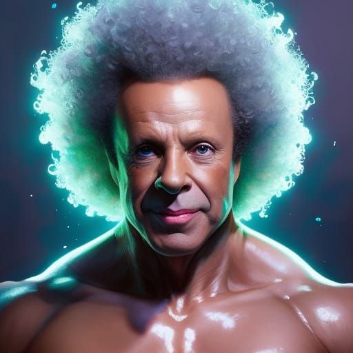 Hyperdetailed Portrait of Richard Simmons in Unreal Engine