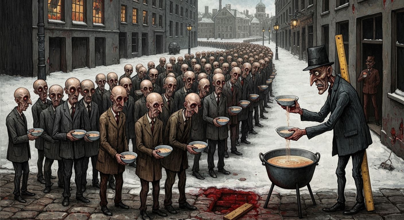 German Expressionist Dada Satire of Urban Decay