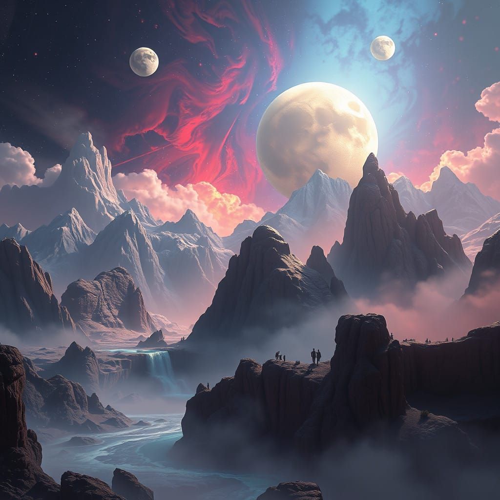 NASA-Inspired Fantasy Concept Art in Unreal Engine 5