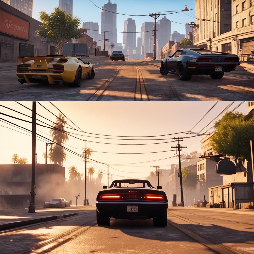 Grand Theft Auto 6: Epic 3D Game Graphics