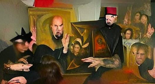 Anton LaVey as Renaissance Portrait