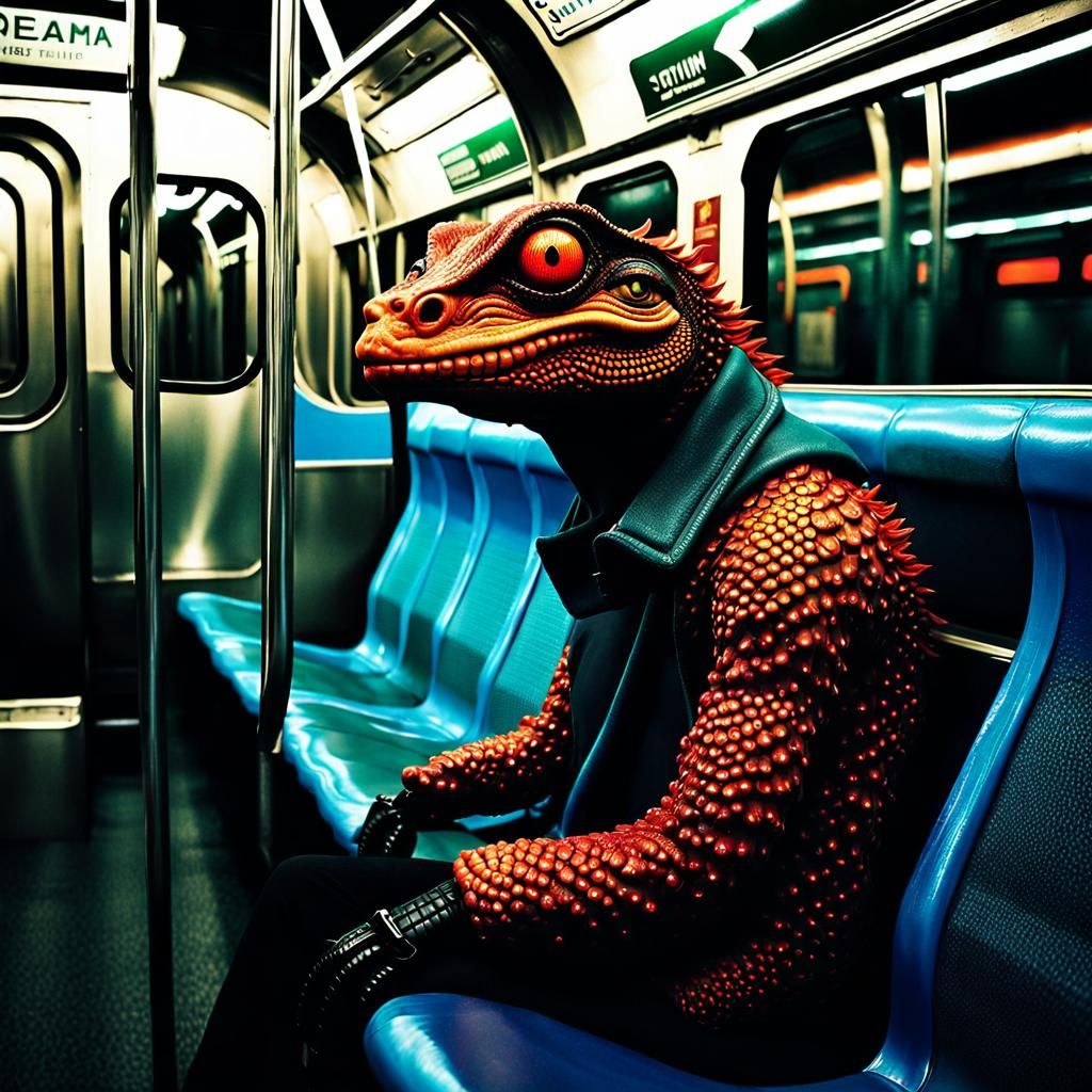 Surreal Subway Encounter