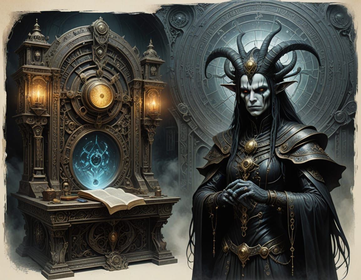 A Supersized Sorceress Studies the Cosmos