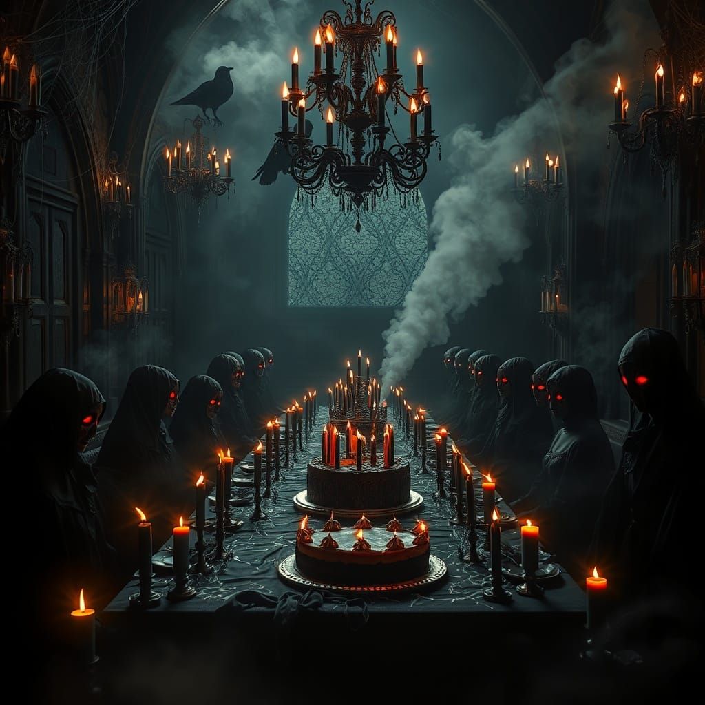 Gothic Haunted Castle Birthday Party with Ghostly Guests