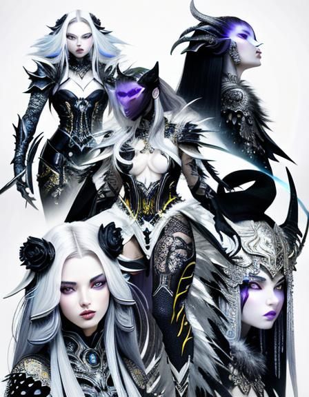 Eerie Sci-Fi Humanoid Creature in Neon Lighting