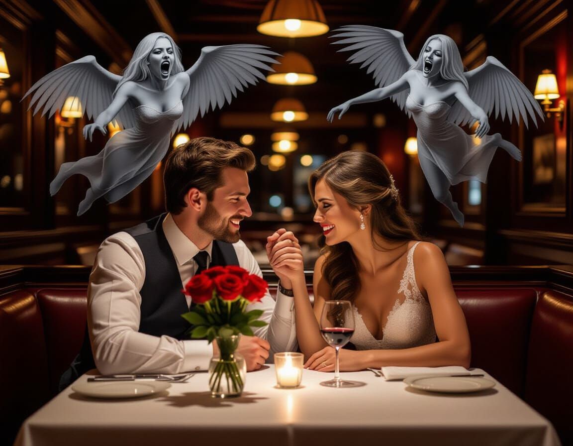 Romance in the haunted bistro