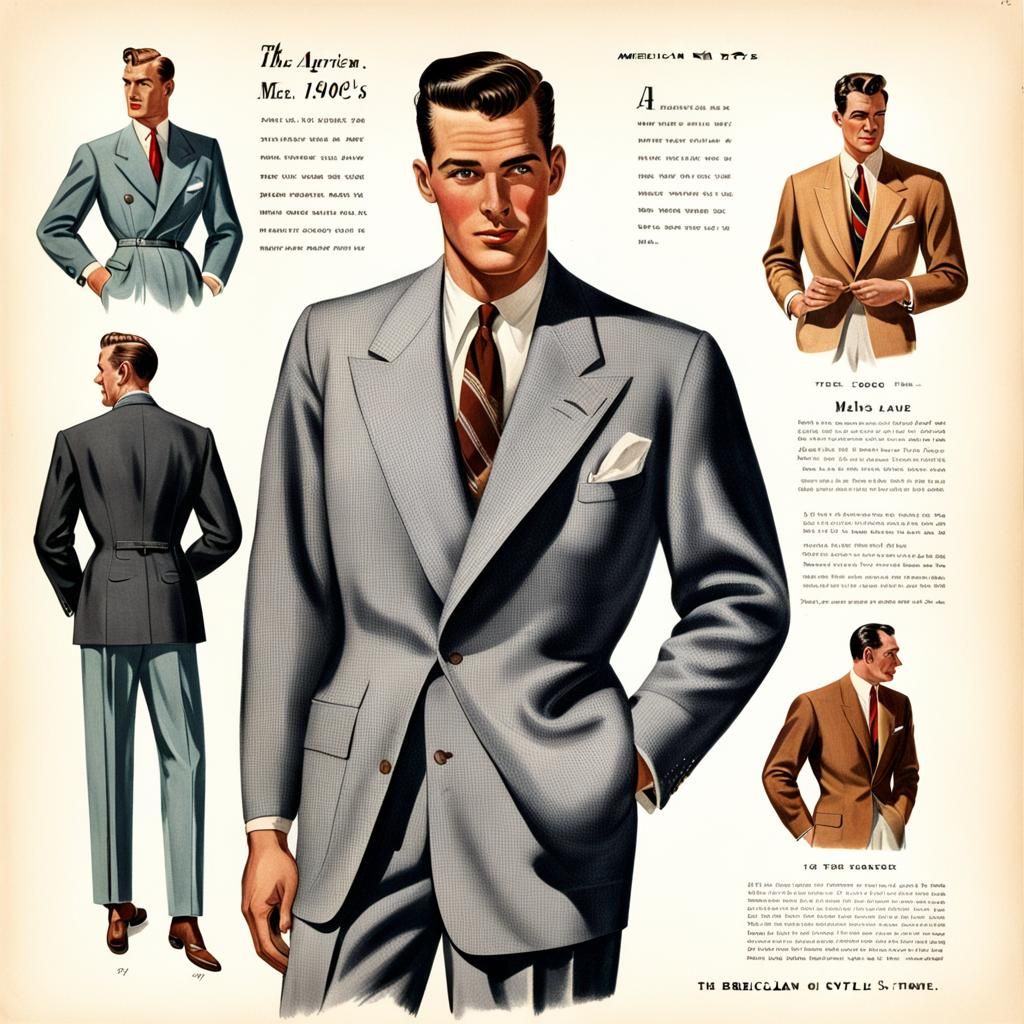 1950s American Men's Fashion: A Realistic Portrait