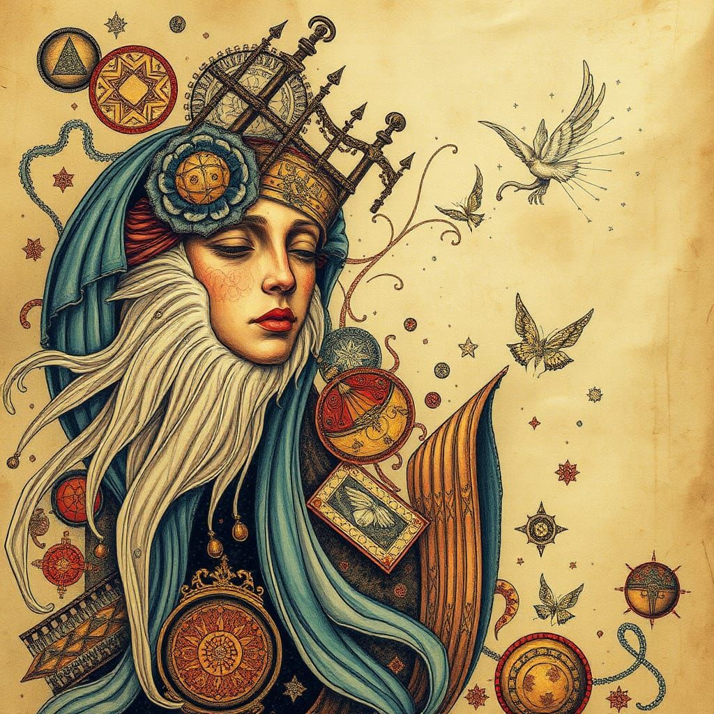 Ethereal Being Inspires in Microneurographic Style