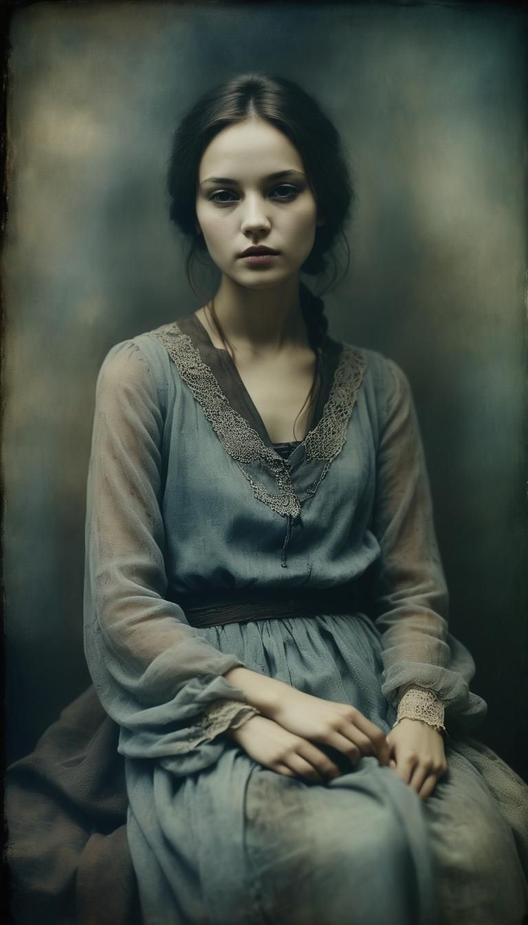 PORTRAIT GRIMDARK DREAMY KATIA CHAUSHEVA