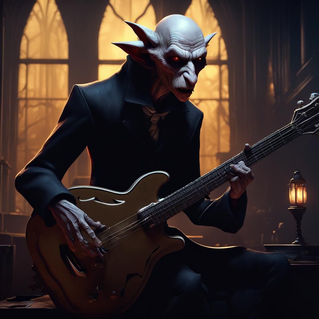 Nosferatu's Jazz Serenade: A Dark Fantasy Concert