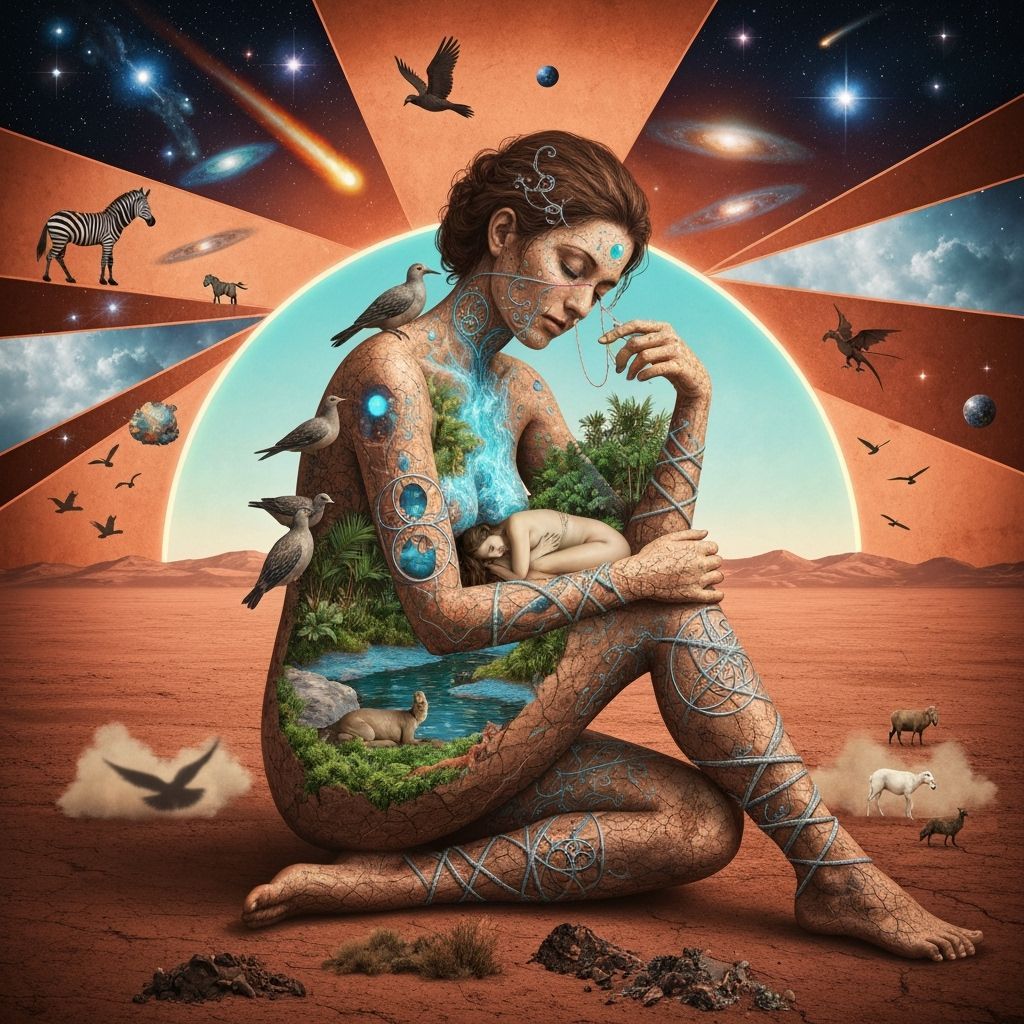 Woman's Inner World: Nature, Surrealism, and Bioluminescence