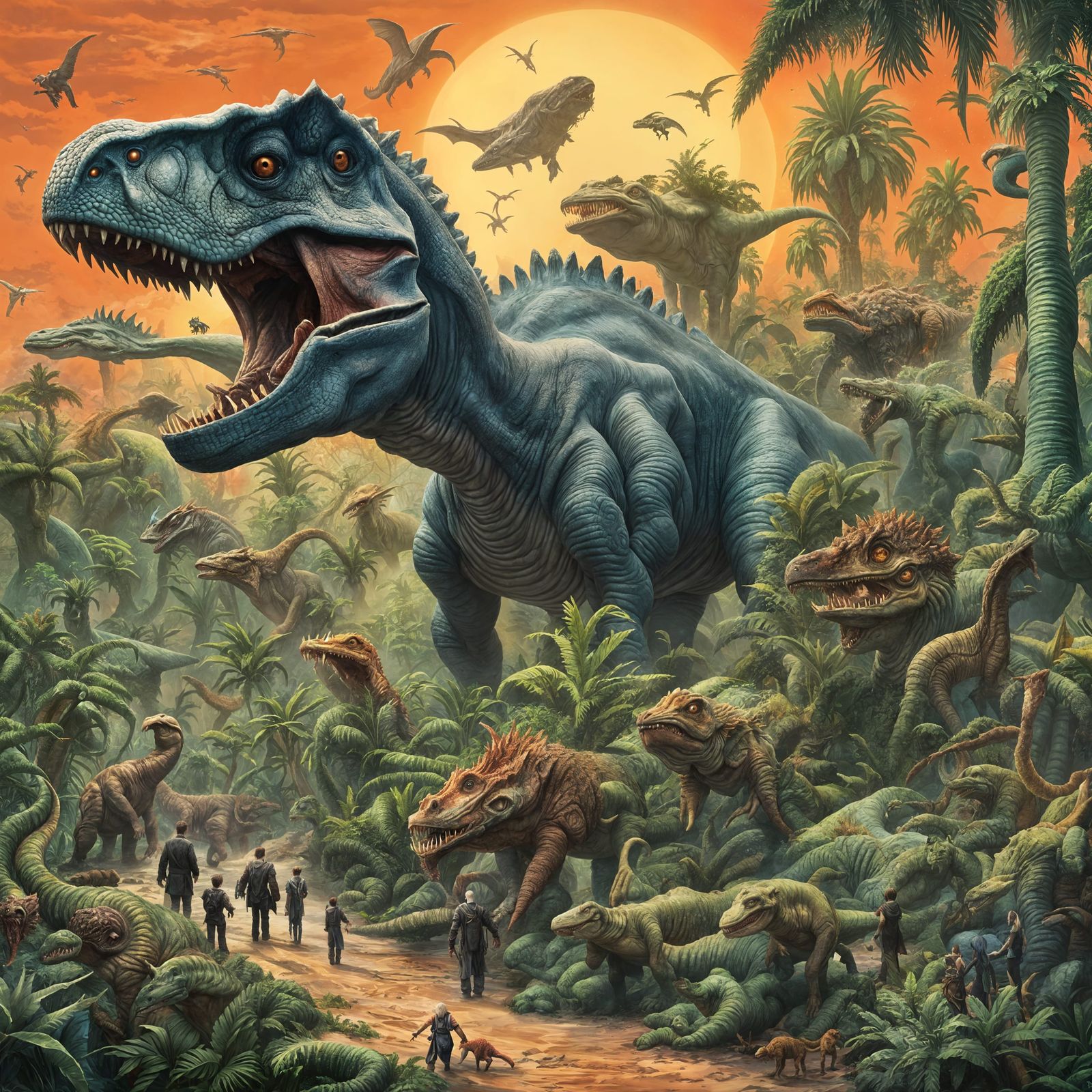 CRISPRsaurus™ “Mutant Dinosaur” A Next-Gen Creation from Jurassitech™