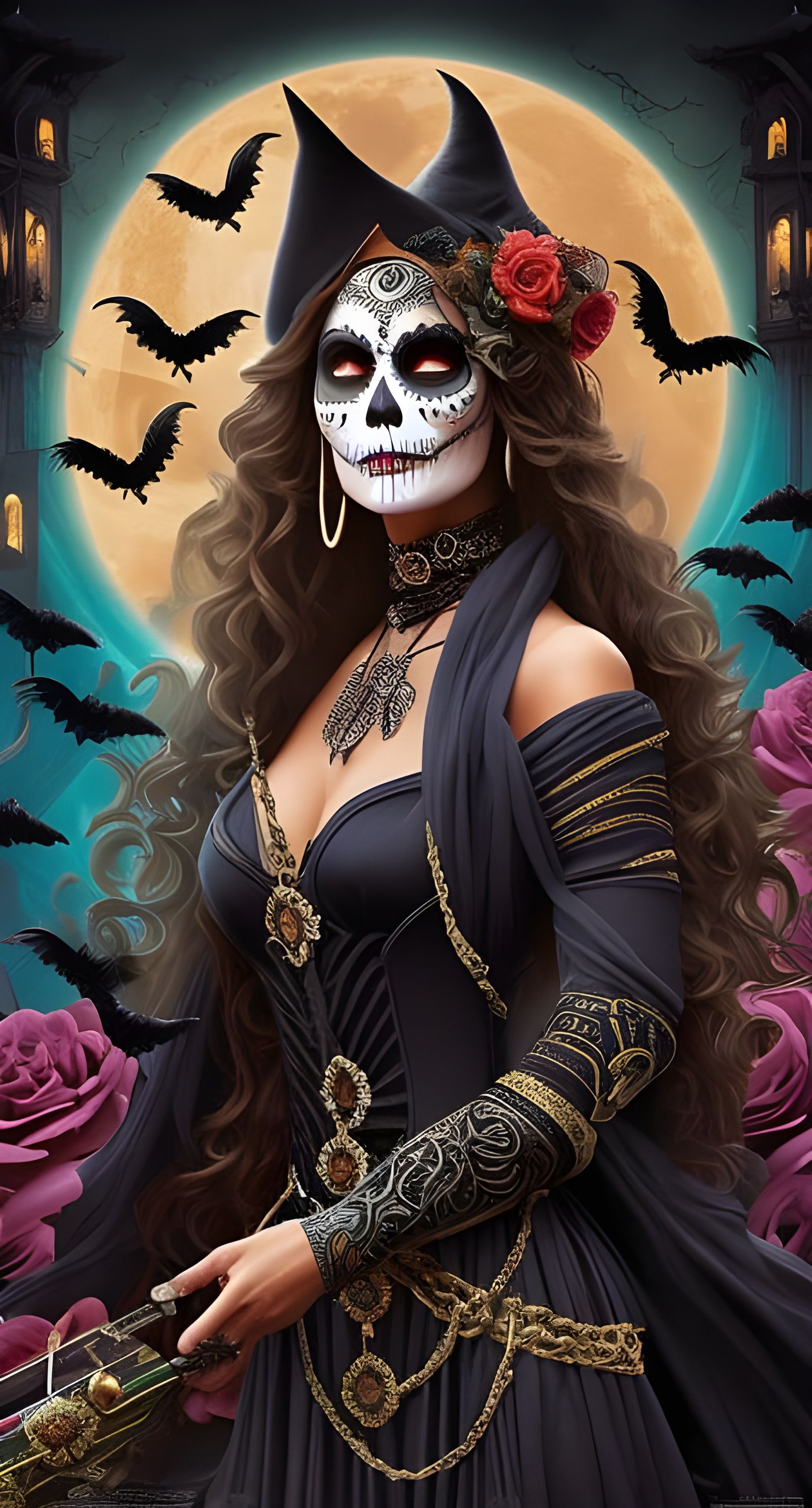 Day of the Dead Witch