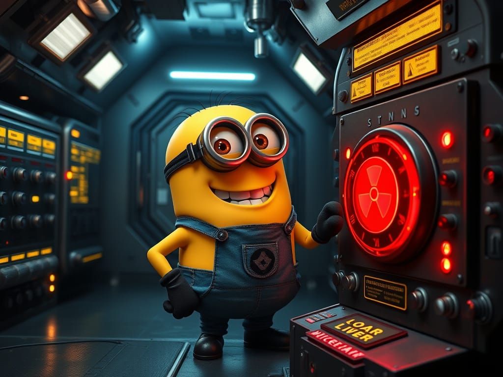 Mischief-Loving Minion Teeters on the Brink of Chaos