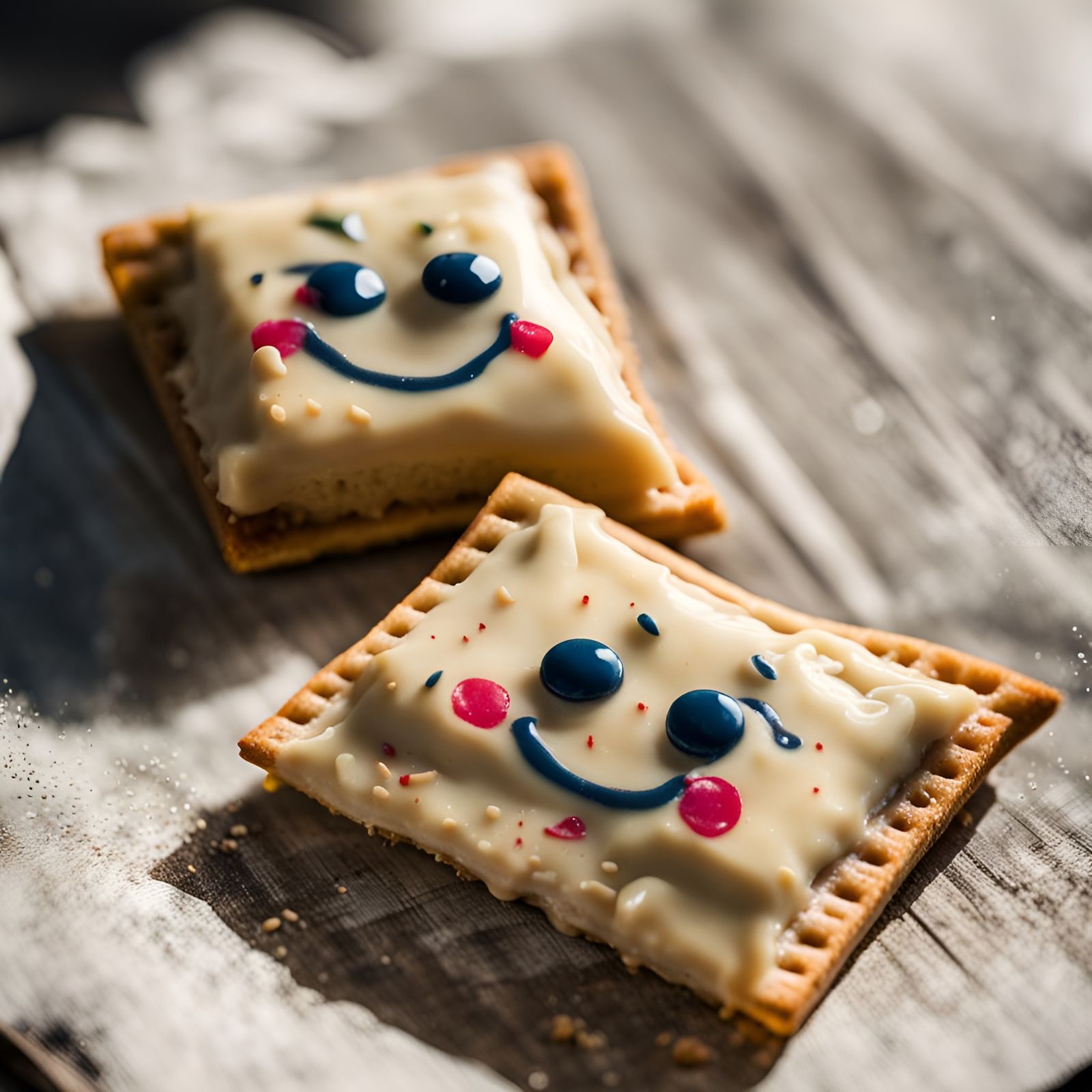 Grinning Pop-Tarts Vacationing in Bali: 16k Render