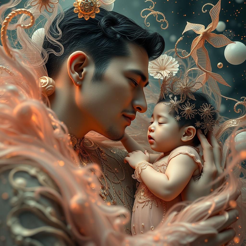 Surreal Transformation in Rich Colors and Warped Perspective