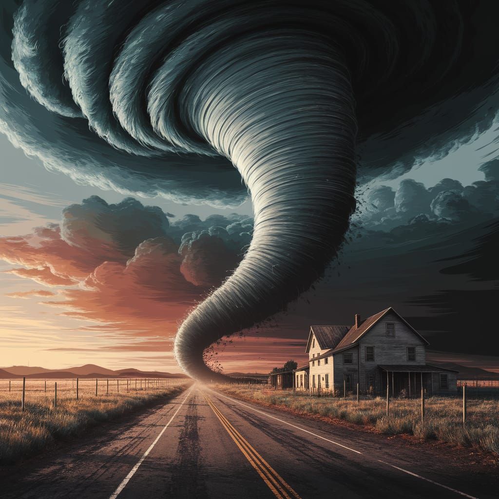 Stormy Road to a Fantastical Farmstead