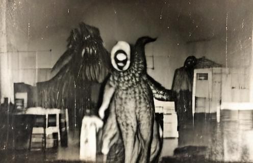 Vintage Horror Photo of an SCP Cryptid
