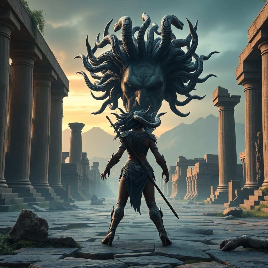 Greek Mythology Legends Clash in Epic Arena Battle