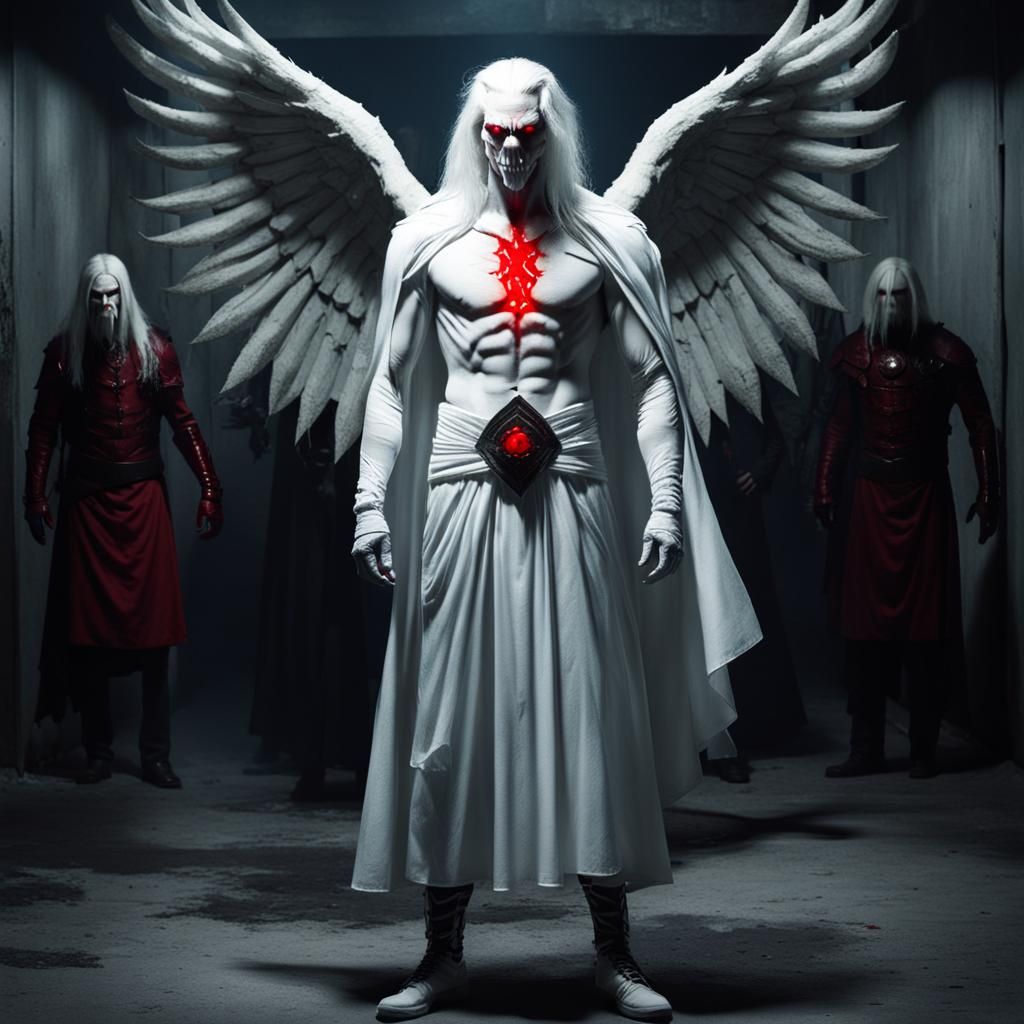 Omnipotent Human Lord with Star Scepter, Realistic Photo