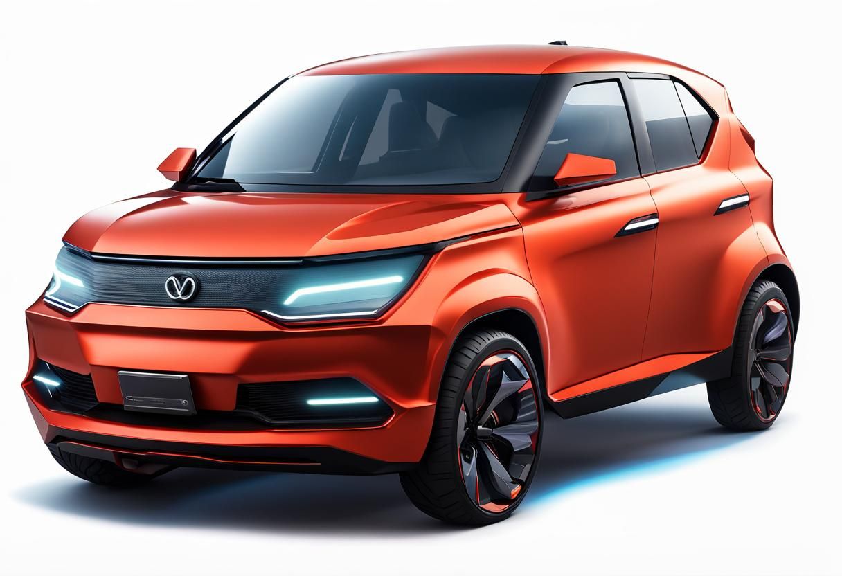 Futuristic 2026 Vortex V20EV Concept Car