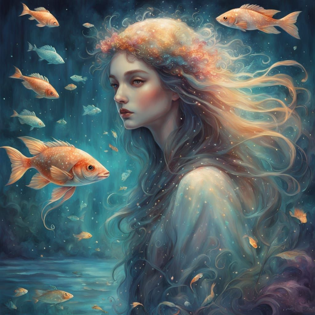 Enchanting Digital Art of a Mystical Underwater World