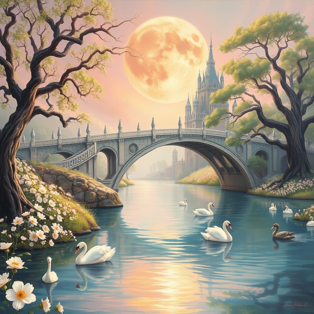 “The Bridge Between Worlds”

A masterpiece unfolds, oil and ...