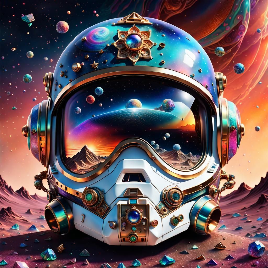 Astronauten-Helm