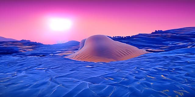 Melting Grenade Creates Glass Desert Landscape