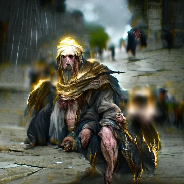 Gwyn, The Beggar God: 8K Concept Art