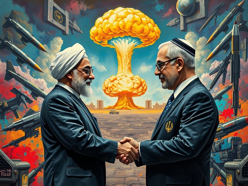 Confrontational Handshake: Dystopian Leaders in Street Art S...