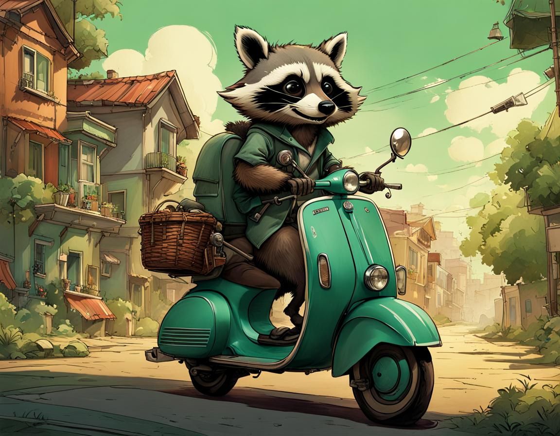 Vespa Raccoon
