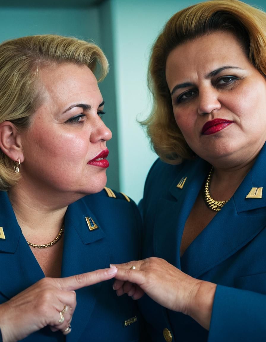 Cinematic Kiss in Air Force Uniforms