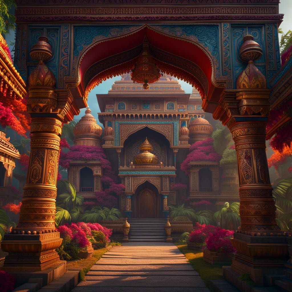 India: Rich History in Vibrant Fantasy Art